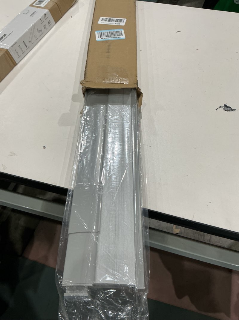 Condition photo showing Good Condition for no drill cellular shades for indoor windows, thermal insulating & noise reducing honeycomb blinds, free stop cordless blackout shades, grey, 28" w x 64" h 28"w x 64"h grey(blackout)