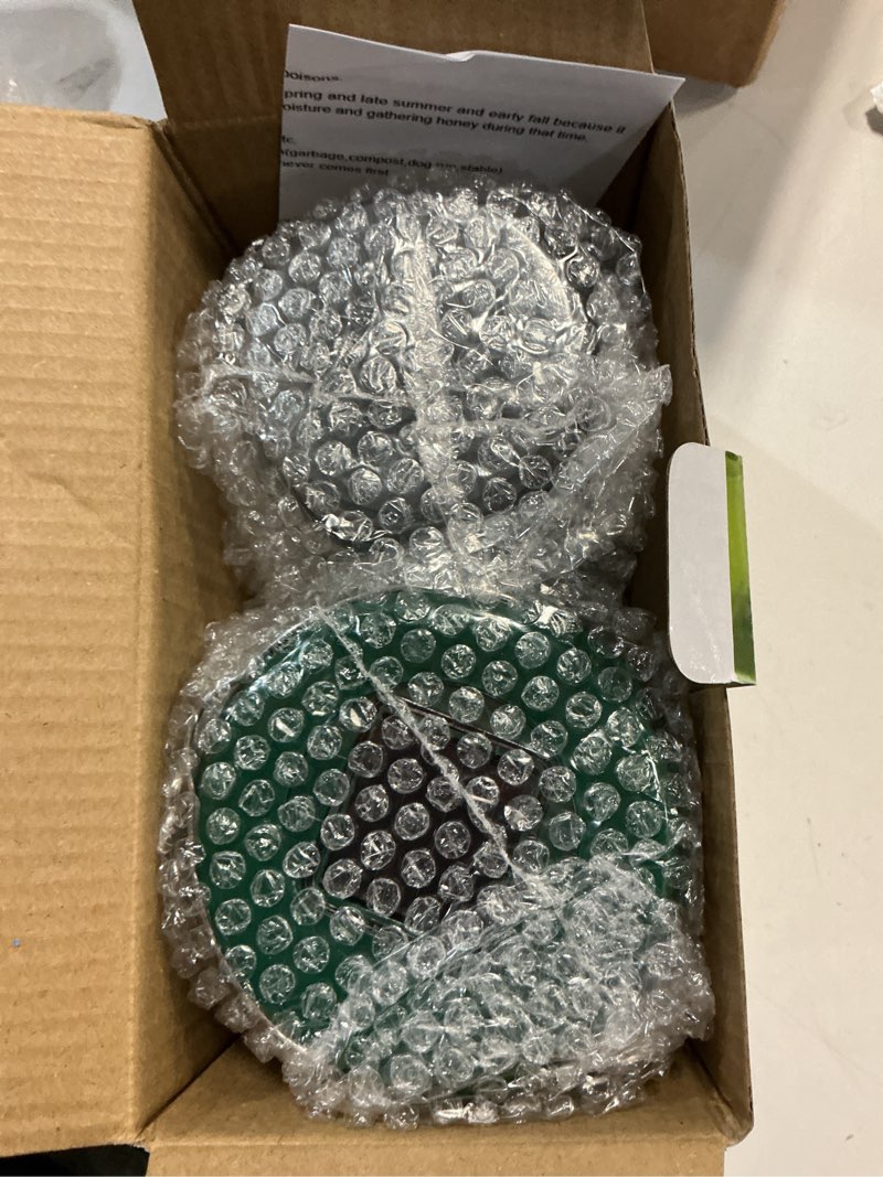 Condition photo showing New/Like New for 2 Pack Wasp Traps Outdoor Hanging, Solar Bee Traps with UV LED Light for Outside, Hornet, Bee Wasp Catcher for Hornets, Yellow Jackets