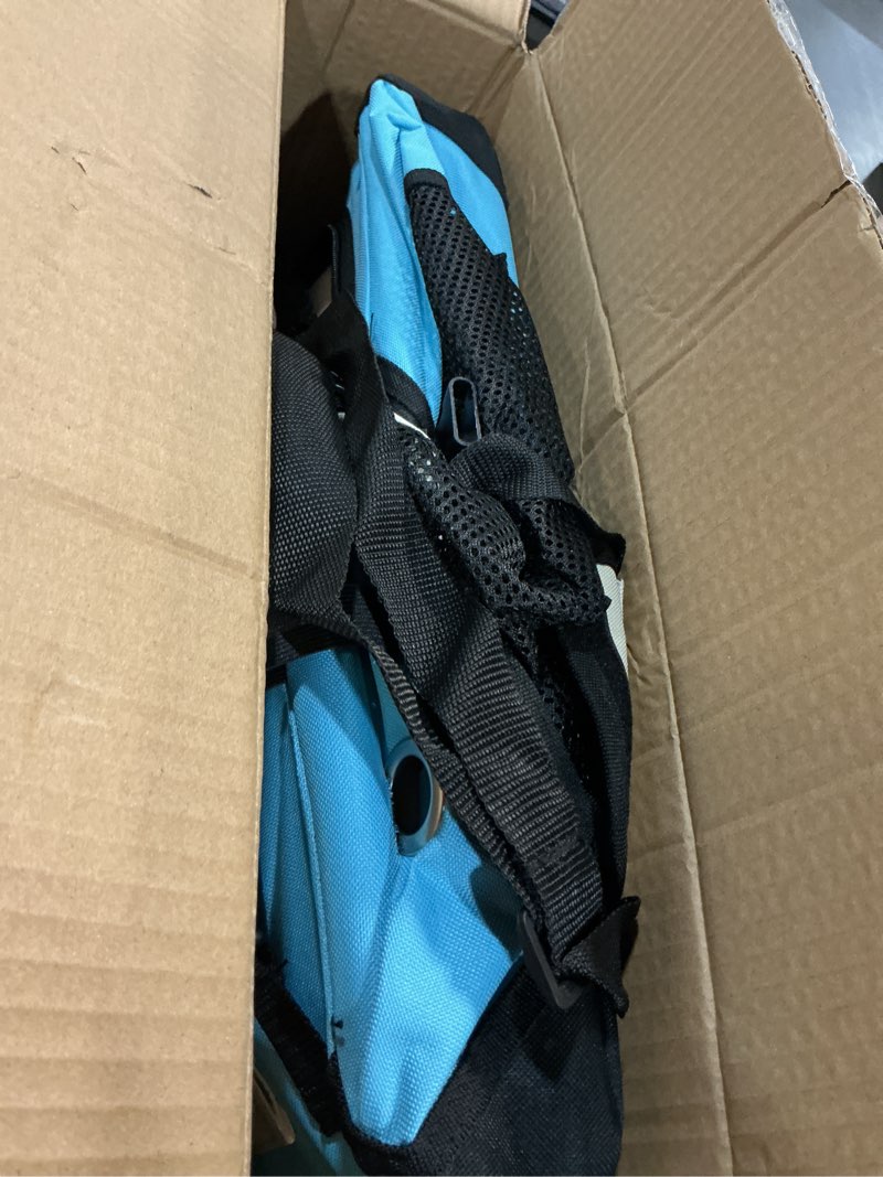 Condition photo showing Good Condition for Large Cat Carrier Collapsible Travel Dog Crate Portable Soft-Sided Pet Kennel with Super Soft Warm Plush Pillow for Indoor and Outdoor 20x14x14in,Sky Blue Medium Sky Blue