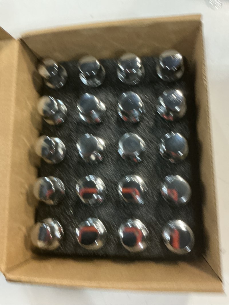 Condition photo showing Good Condition for scitoo m12x1.25 wheel lug bolt 12x1.25 lug nut bolts 20 pcs silver shank length 28mm compatible for jeep compass for renegade for cherokee, for fiat, for chrysler 200, for dodge dart