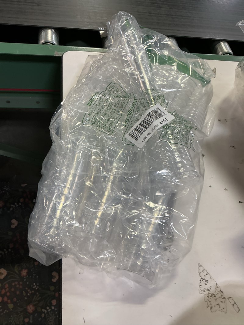 Condition photo showing item condition for reli. champagne flutes plastic | 100 pack | 4.5 oz - silver glitter | premium plastic champagne flutes | party-perfect for celebrations