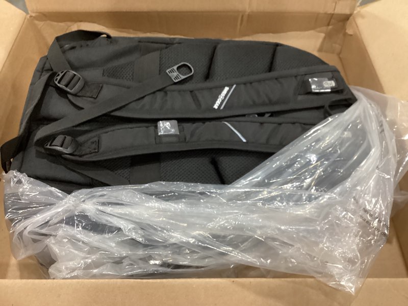 Condition photo showing Good Condition for swissgear 1900 scansmart laptop backpack, fits most 17-inch laptops, tsa-friendly lay-flat design, rfid protection, and tablet pocket, black, 31l, 18.5-inch 19-inch black/black
