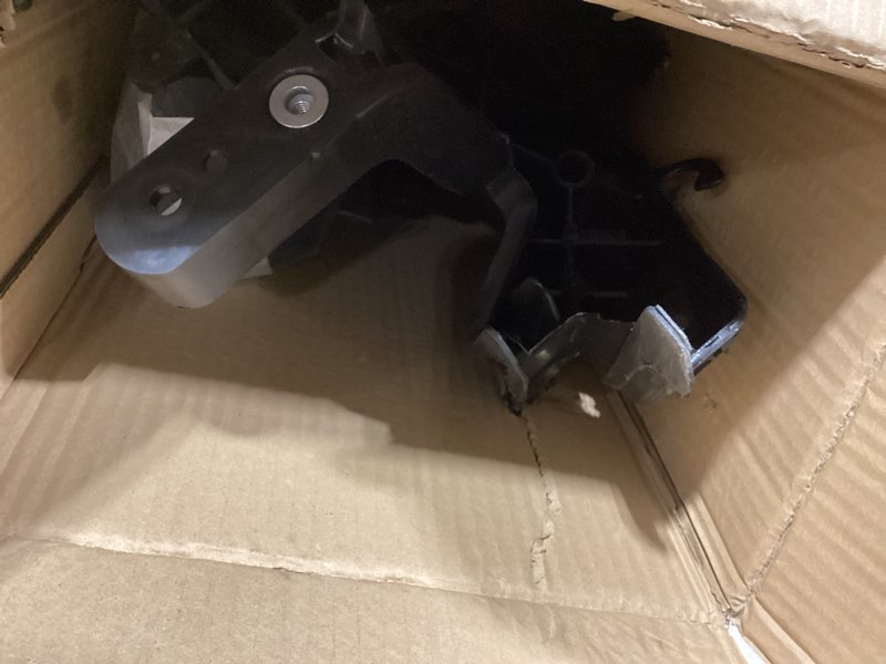 Condition photo showing As Is for Front Driver Side Headlight Bracket and Bumper Filler Bracket Fog Light Cover for Jeep Grand Cherokee 2011-2013
