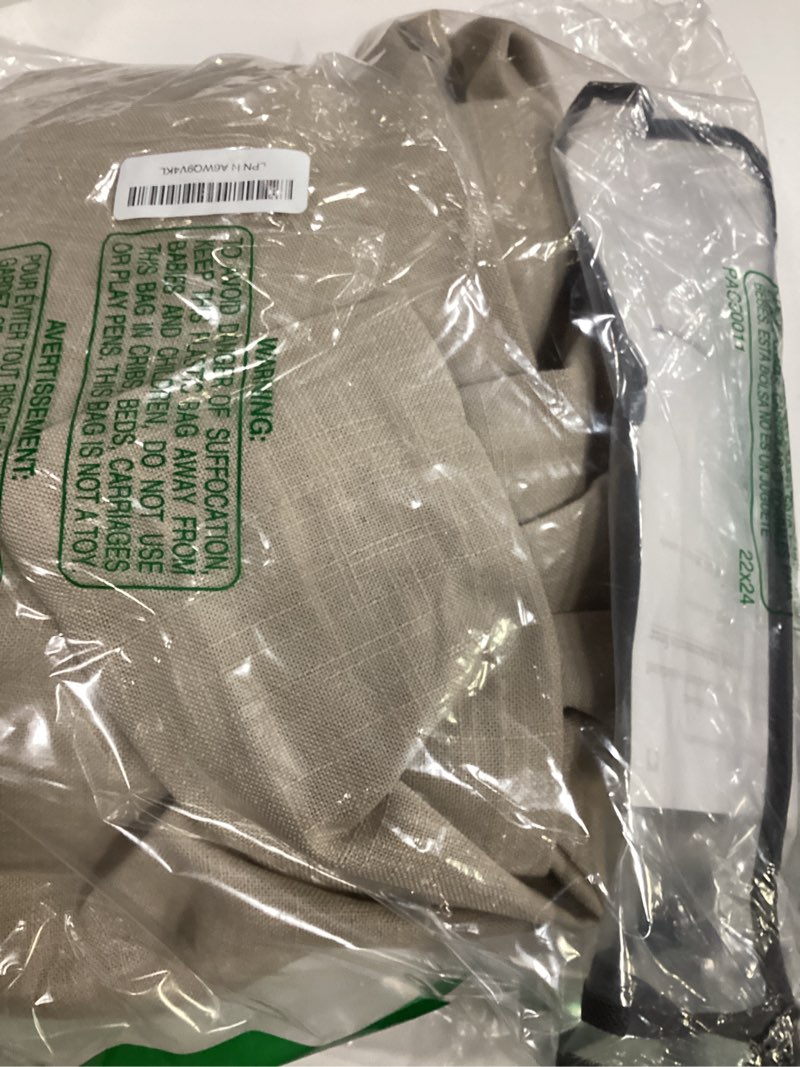 Condition photo showing Good Condition for Flax Burlap 90 Inch Pinch Pleated Linen Curtains 2 Panel Set for Living Room Thick Linen Textured Drapes 90 Inches Long Pinch Pleat Drapes Semi Sheer Curtain for Dining Bedroom Office Dark Taupe Burlywood Birch 40"W x 90"L (Pack of 2)