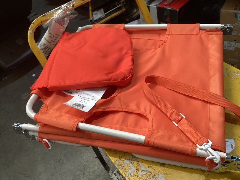 Condition photo showing Good Condition for folding beach tanning chair orange - room essentials™