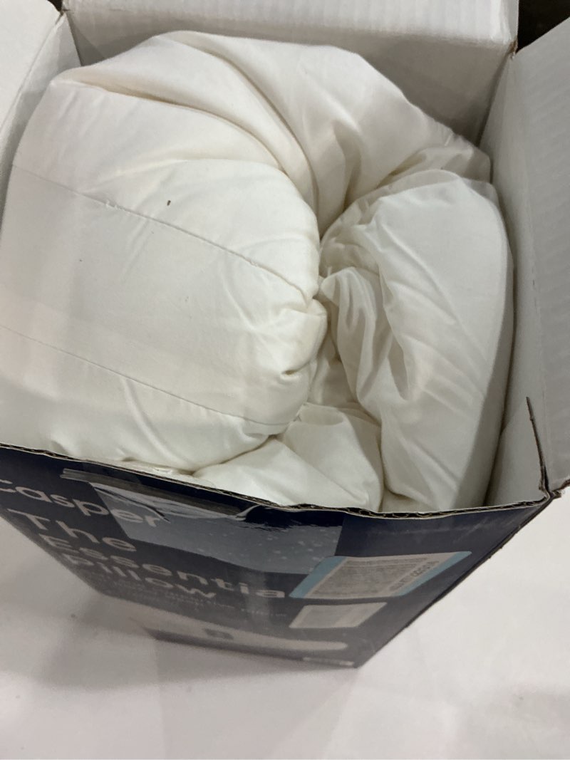 Condition photo showing Good Condition for Casper Sleep Essential Pillow for Sleeping, Standard, White Standard Essential Pillow Single Pack