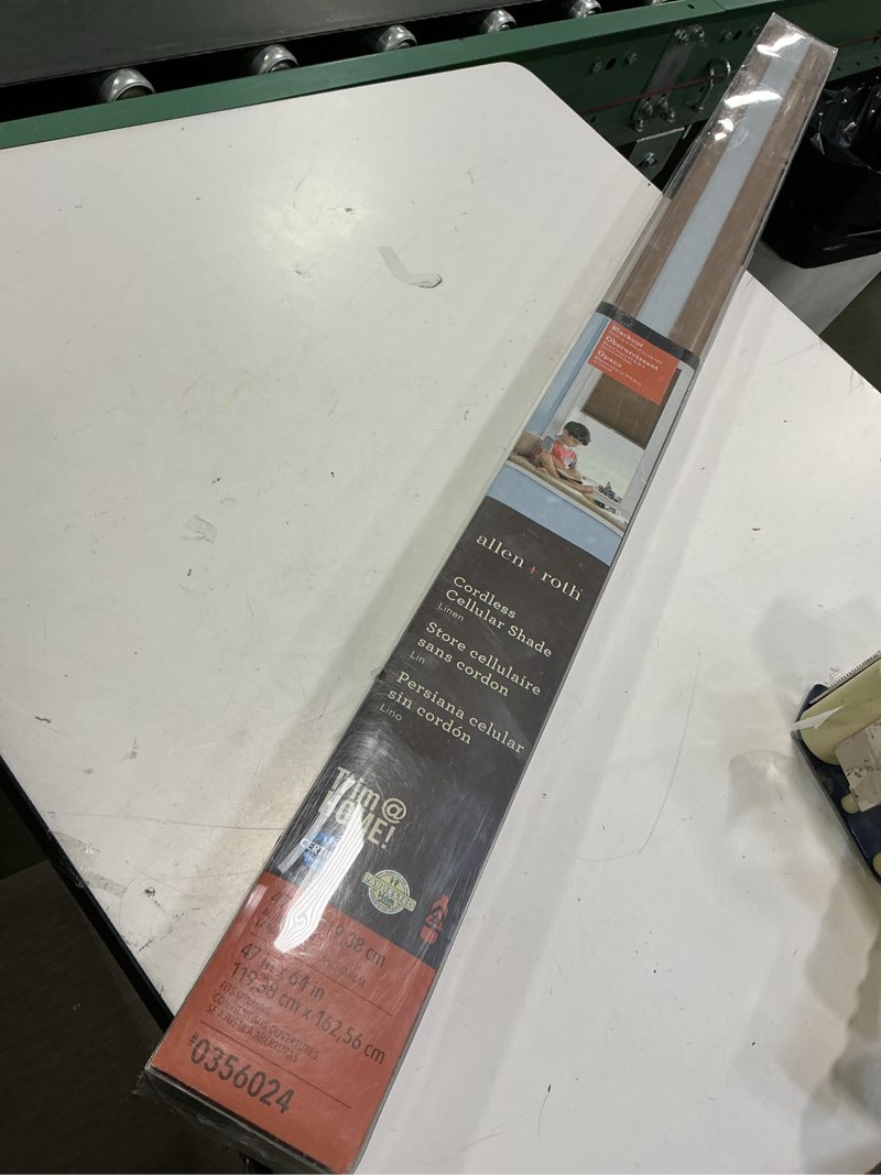 Condition photo showing As Is for Item 0356024 allen roth 47inch cordless