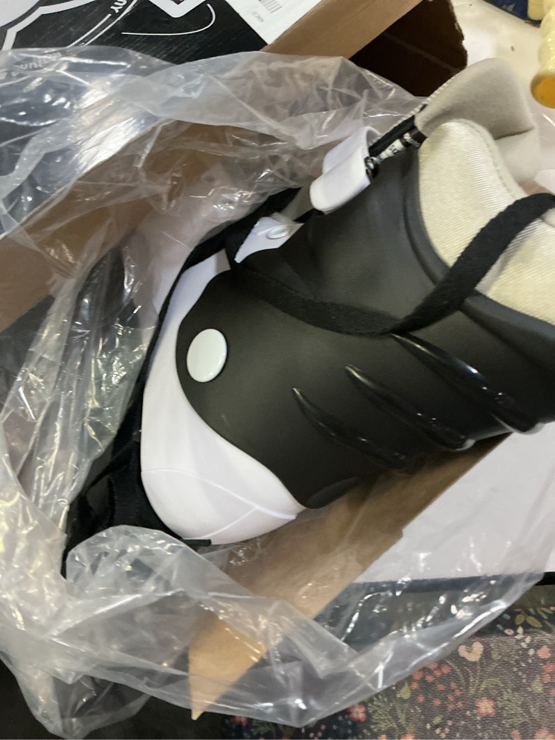 Condition photo showing Good Condition for inline skates for women girls - adult inline skates for outdoor and indoor, with durable outer shell and ankle support, abec-7 bearings, solid and comfortable black / white us women 7