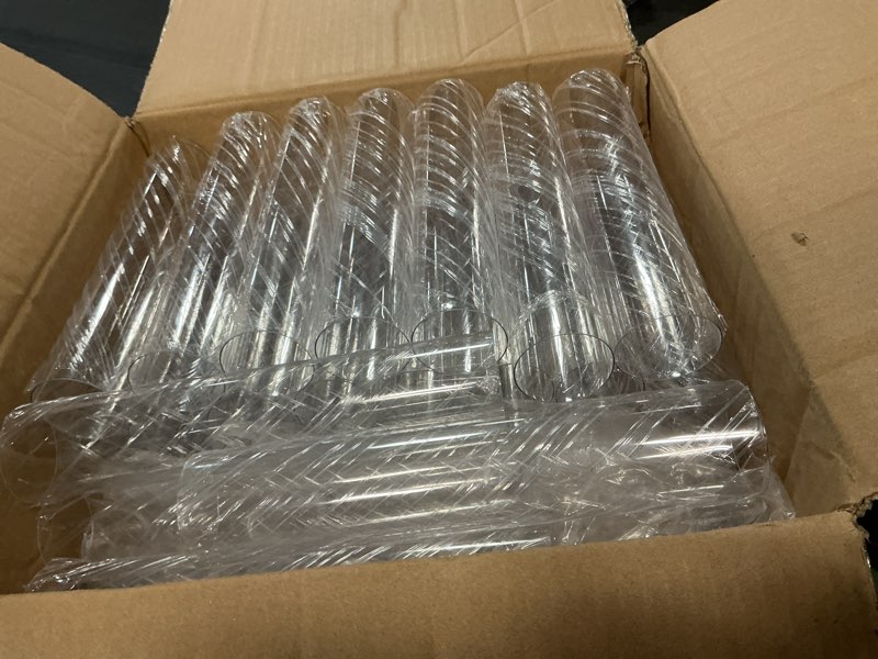 Condition photo showing Good Condition for hushee 8 pcs 5 arm acrylic candelabra centerpieces clear candelabra candle holder crystal taper candlestick with rectangular base valentine's day wedding party table decoration fit 0.87'' led candle