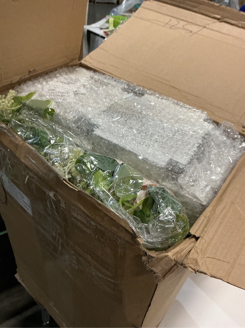 Condition photo showing New/Like New for Hushee 15 Set 45 Pcs Wooden Wedding Lantern Centerpiece Wooden Candle Lantern Set Rustic Holder for Wedding Table Decoration Farmhouse for Christmas Party(White)