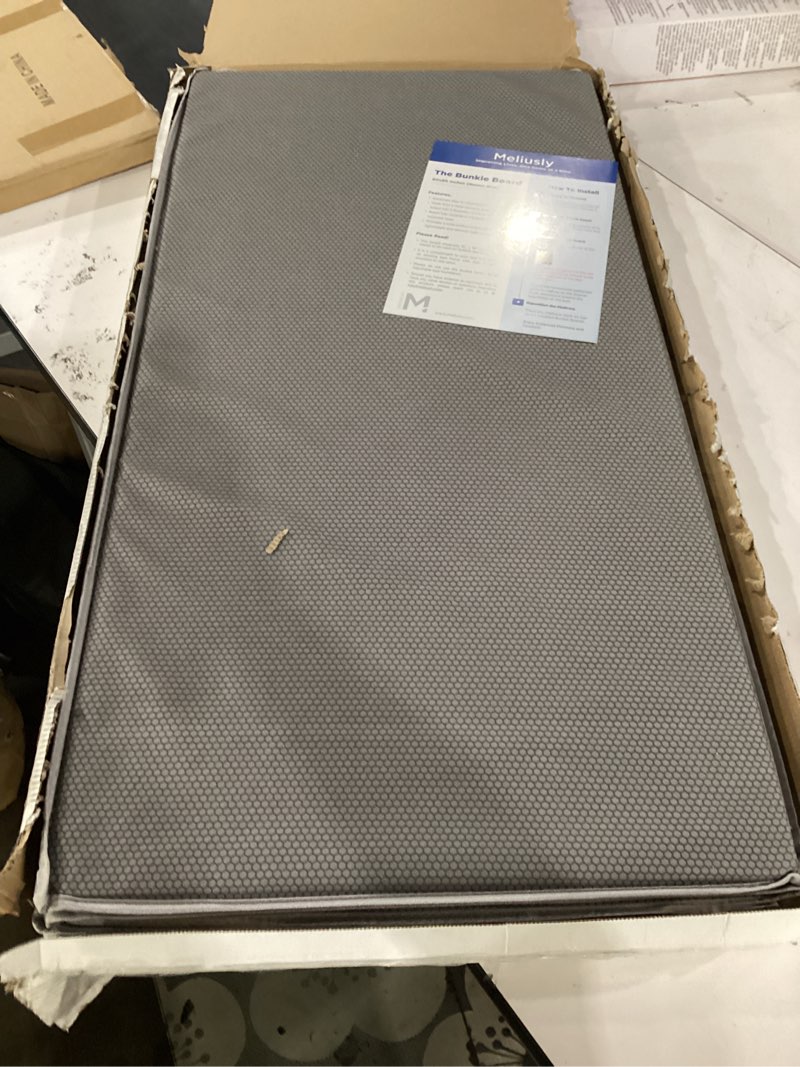 Condition photo showing Good Condition for meliusly low profile bunkie board queen size (60x80) - non-slip breathable bed support board for slatted bed frame, anti-sag under bed support, noise minimizing moisture resistant bed board queen (60x80'')