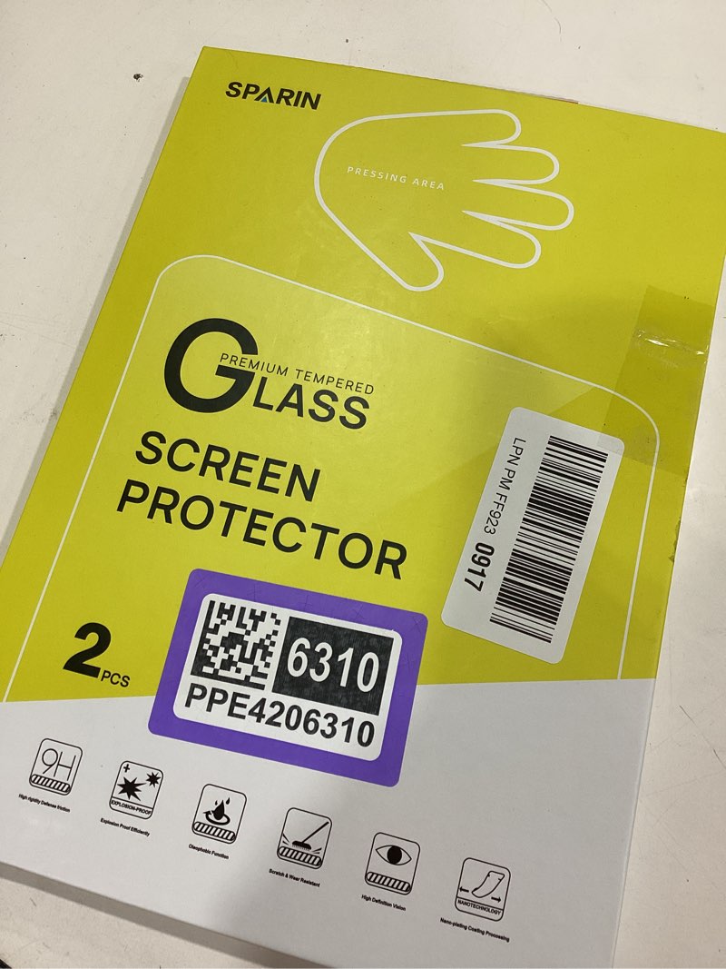Condition photo showing Good Condition for sparin screen protector for ipad a16 11 inch 11th/10th generation 10.9 inch (2025/2022), tempered glass with auto application tray for ipad 11/10 gen, easy installation, case friendly, 2 pack ipad 11th/10th 2025/2022