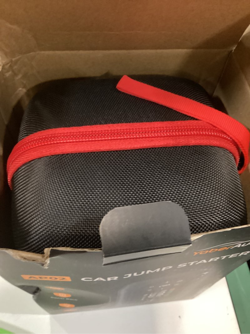 Condition photo showing Good Condition for yaberauto 9-in-1 car jump starter with air compressor 4500a 150psi, battery jumper starter portable for 9l gas/8l diesel, jump box with auto-shutoff tire inflator, safety jumper cables, gloves, lights