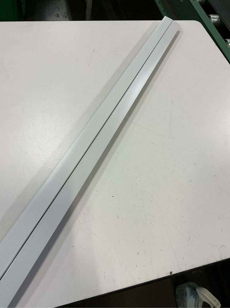 Condition photo showing Good Condition for keego 100% blackout pvc light blocking strips for window shades - block light along the sides of blackout blinds great for bedroom nursery (white, 58.5", 2pcs) 58.5" x 1.2" x 0.9" white-2pcs