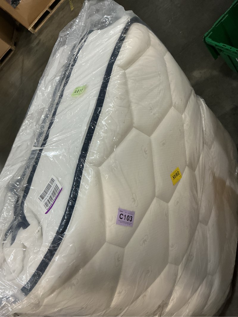 Condition photo showing As Is for novilla twin xl mattress 6 inch,bonnell spring hybrid mattress for spine support & cooling comfort - adaptive foam layer with medium firm- certipur-us certified for youth/guest rooms white twin xl 6 inch