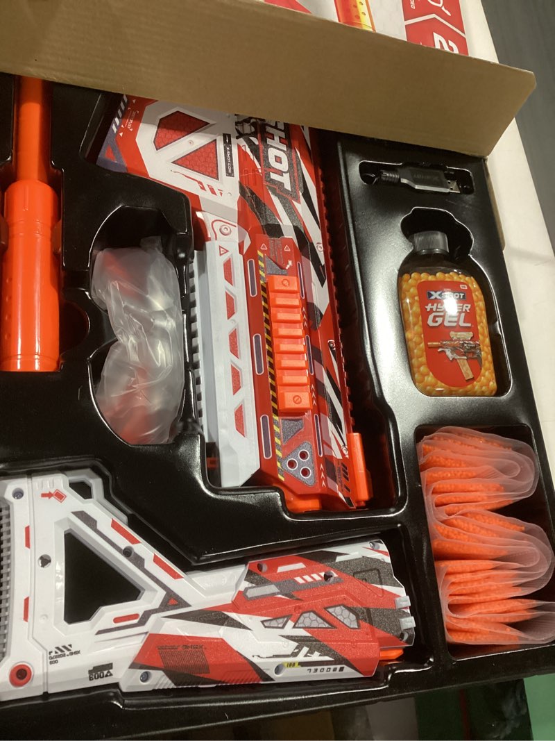 Condition photo showing Good Condition for XSHOT Hyper Gel HPG-700 Blaster, Semi and Fully Automatic Gel Blaster & 20,000 Hyper Gel Pellets, 700 Capacity Mag, Eyewear, Ages 14 & Up by ZURU