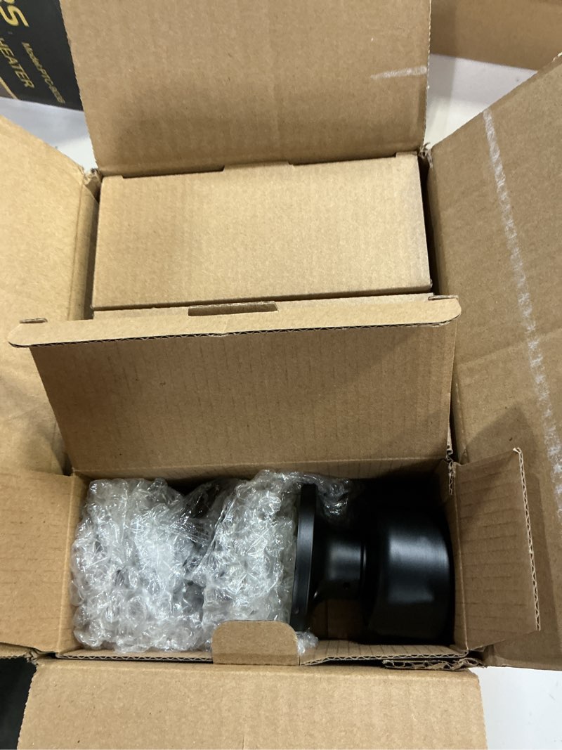 Condition photo showing Good Condition for Haidms Matte Black Dummy Door Knobs, Half No-Turning Dummy Knob for Closet Doors, Zinc-Alloy Single-Sided Door Locks (4 Pieces/2 Pairs) 2 Pack Dummy Black