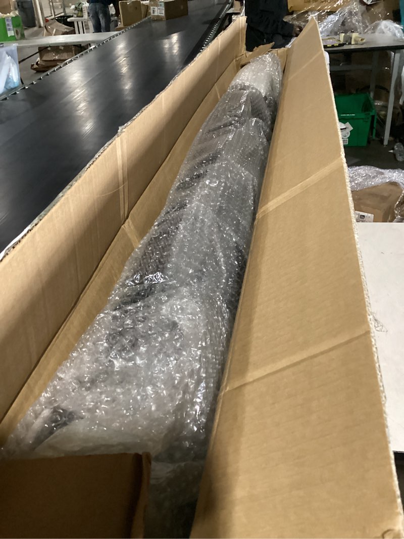 Condition photo showing New/Like New for vevor outdoor bar table, 55 x 15 in patio bar table, waterproof top & sturdy metal frame, rectangle counter height dining tables, outdoor furniture for balcony, yard, hot tub, poolside, indoor rectangle 55 x 15 in patio bar table