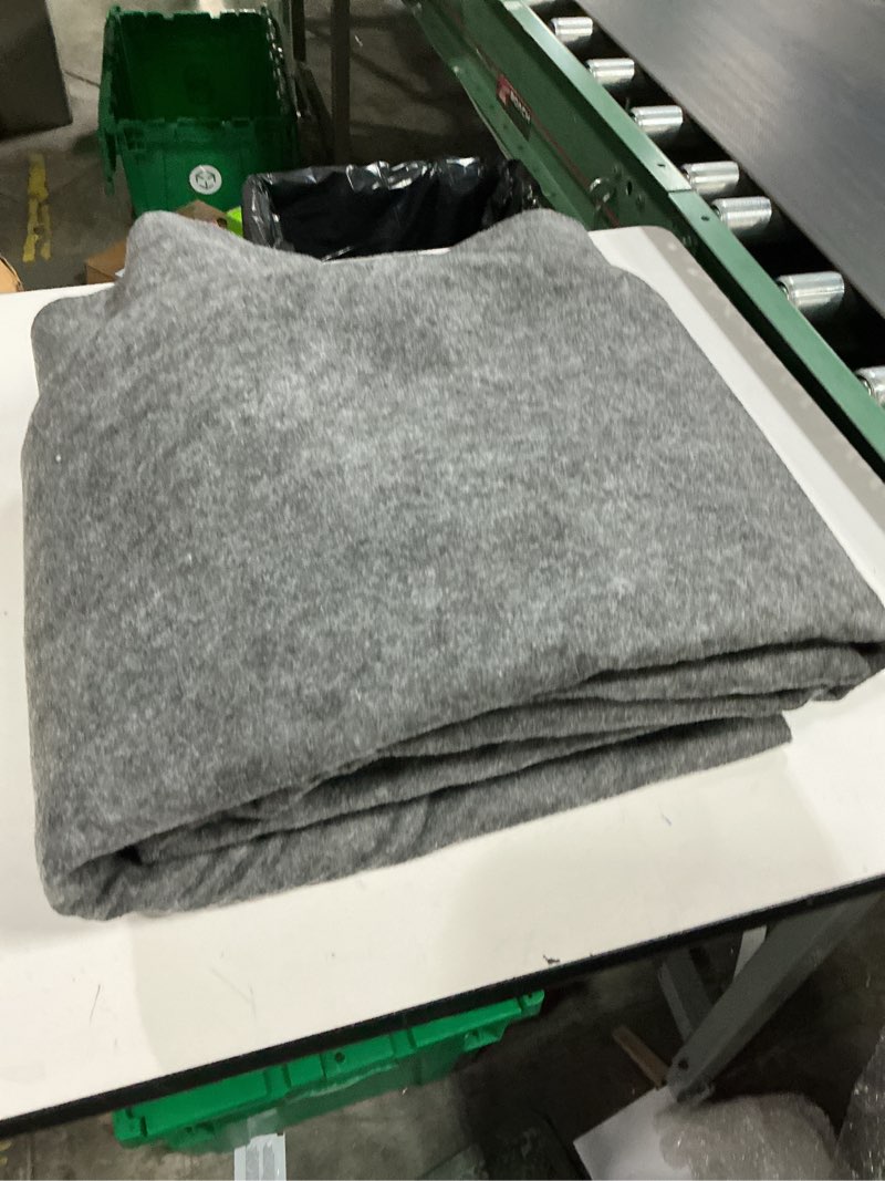Condition photo showing Good Condition for eovea - acrylic felt fabric by the yard - soft and durable 72" wide & 1.6mm thick felt sheets for diy crafts, sewing, upholstery, cushion, padding, costumes(heater gray, one yard) 1 yard heather grey