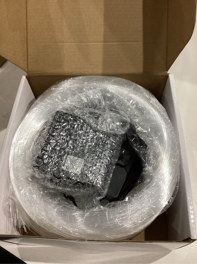 Condition photo showing Good Condition for 16W Car Home Starlight Headliner Kit, Twinkle & Sound Activate RGBW 500 pcs Fiber Optic Lights with APP & Remote Control, 0.03in*9.8ft, Star Lights for Ceiling Decoration 500pcs*0.03in*9.8ft+No Meteor