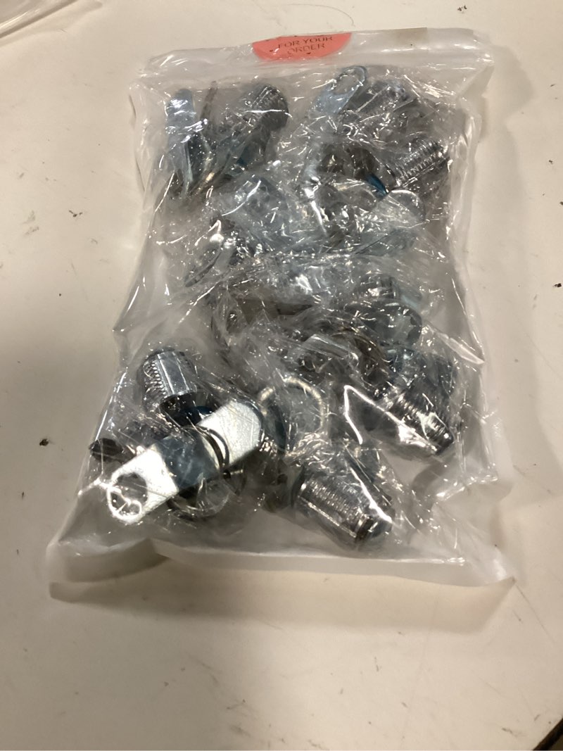 Condition photo showing New/Like New for 8 pack cabinet locks with key, 5/8" cam lock keyed alike, rv locks for storage door secure files drawers toolbox mailbox rv door, zinc alloy 8 pack 5/8 inch silver