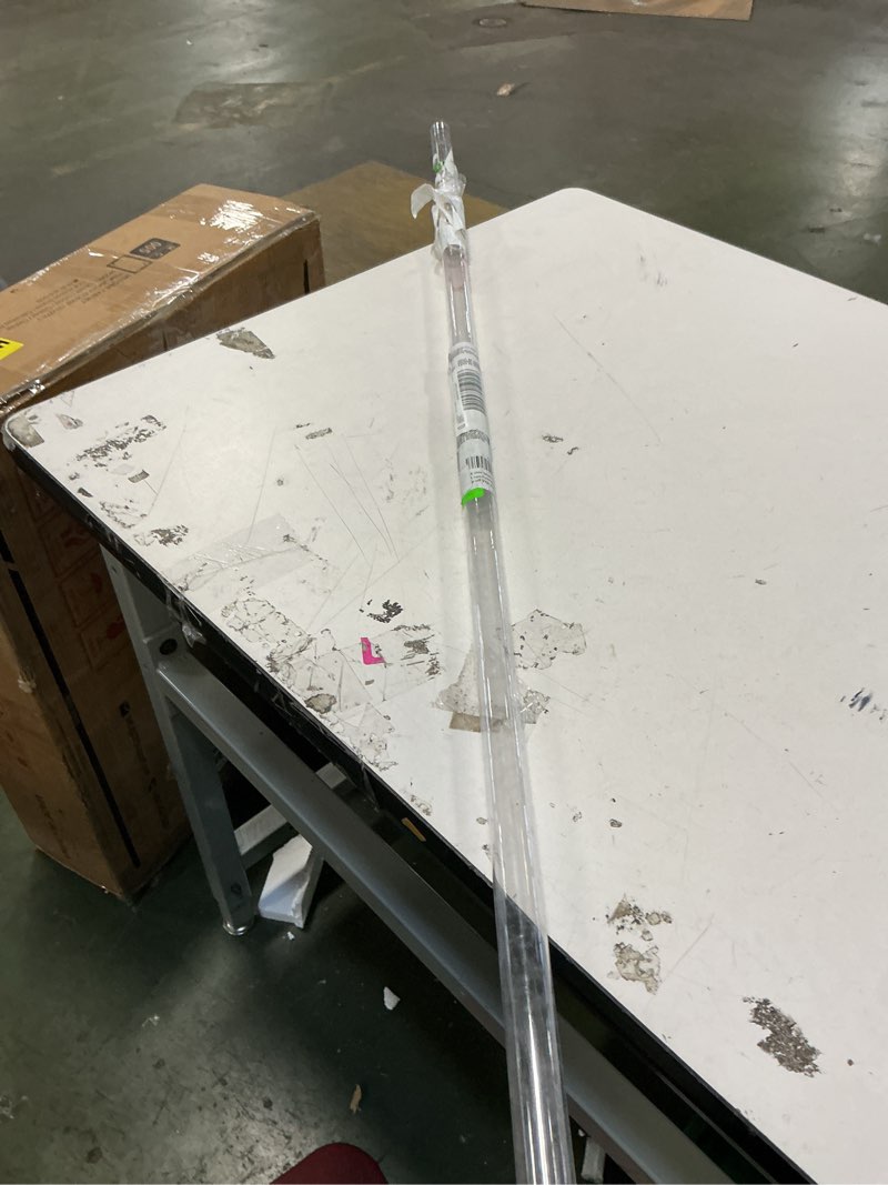 Condition photo showing As Is for Beam Lighting 48" 4 Foot Clear T8 Tube Guard - 5 Pack for Flourescent or LED Bulbs (48" Cear T8 Tube Guards)