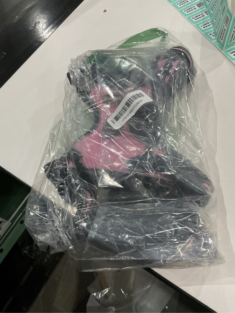 Condition photo showing Good Condition for rabbitgoo Dog Harness No Pull with 2 Leash Clips, Adjustable Soft Padded, Reflective Oxford No Choke Pet Vest with Easy Control Handle for Large Dogs, Pink, L Large Pink
