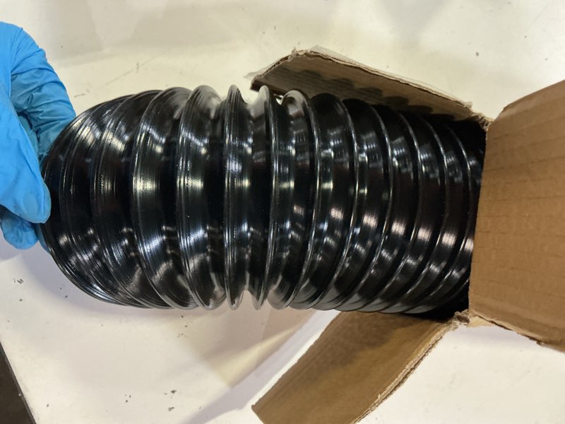 Condition photo showing Good Condition for tool klean black replacement hose - 3.5 in. - 8 ft. - compatible with air movers/dryers - hvac