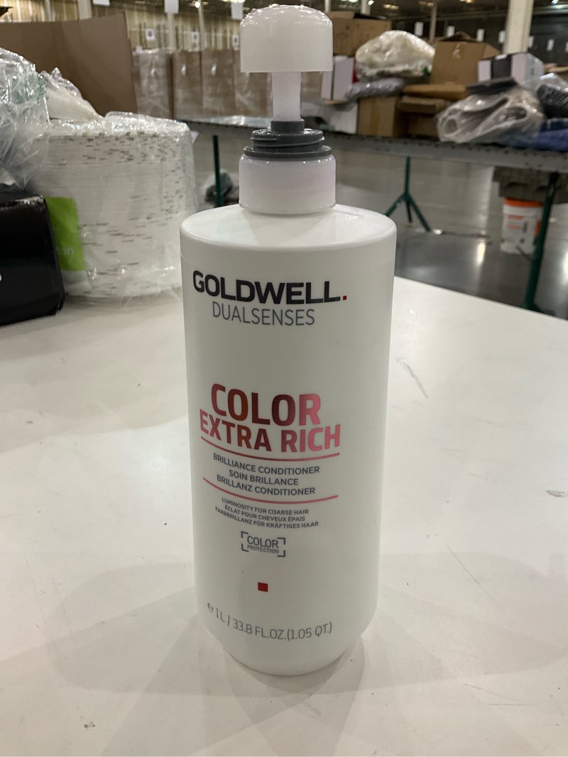 Condition photo showing New/Like New for Goldwell Dualsenses Color Extra Rich Brilliance Conditioner 33.8 Fl Oz (Pack of 1)