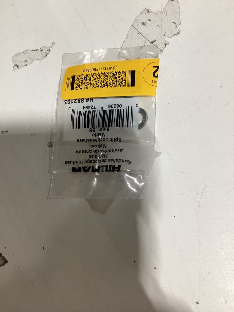 Condition photo showing New/Like New for hillman stainless steel stainless steel split lock washer 5-count