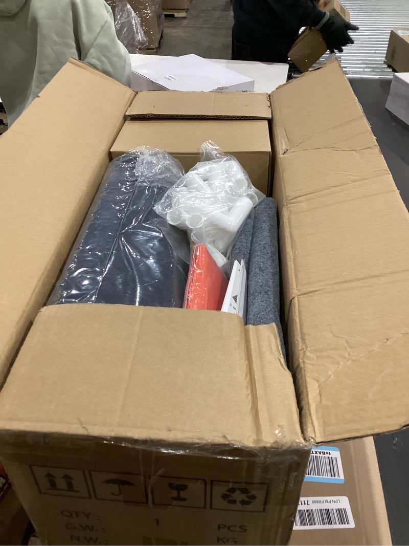 Condition photo showing New/Like New for Sauna Box, Portable Steam Sauna, Portable Sauna for Home with 3L 1200W Steamer, 9 Levels, Folding Chair, Extra Large Size (2.6' x 2.6' x 5.9'), Full Body Sauna Tent for Relaxation, Detoxification Black