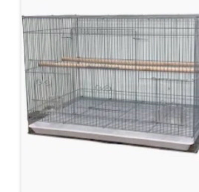 YML Breeding Bird Cage, Small, Silver