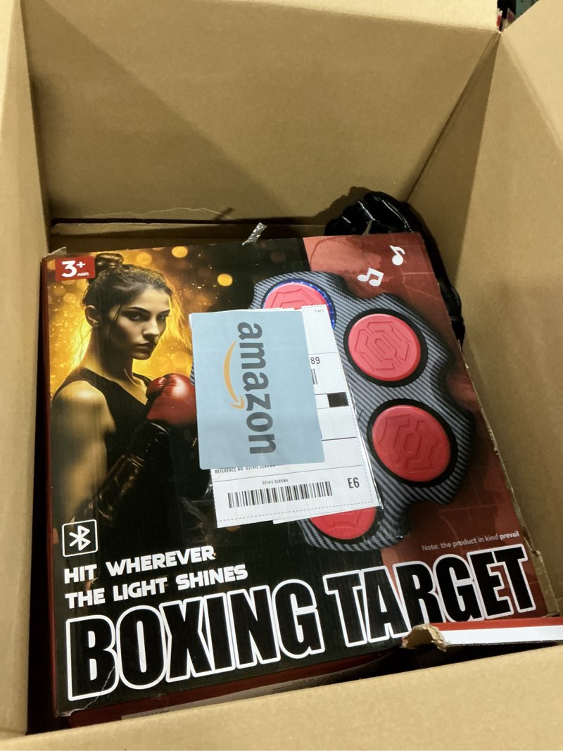 Condition photo showing As Is for (Similar to stock photo) 2026 Upgraded Music Boxing Machine, Smart Wall-Mounted Punching Target with LED Counter, Bluetooth Music, 3 Interactive Modes, Training Workout & Fitness for Home