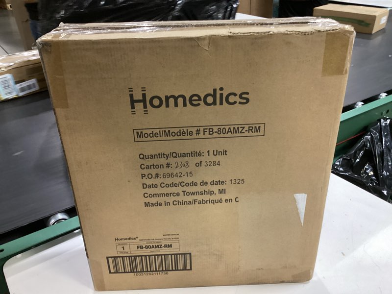Condition photo showing New/Like New for homedics smart space bubble mate collapsible foot spa, heat-maintaining, bubble massage with pumice stone and splash guard