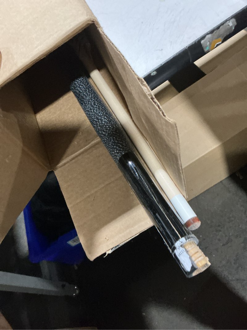 Condition photo showing As Is for viking valhalla 100 series with irish linen wrap 2 piece 58” pool cue stick 20oz black