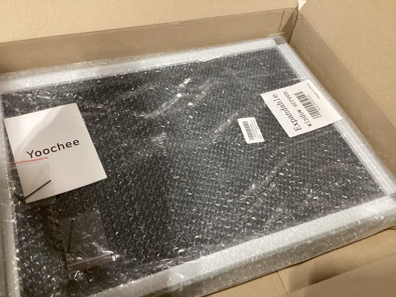 Condition photo showing Good Condition for expandable window screen, 2 pack adjustable window screen (15" h x 21" - 40" w) - medium replacement window screens with frame, durable replacement screen for window 2 packs?15" h x 21" - 40" w?