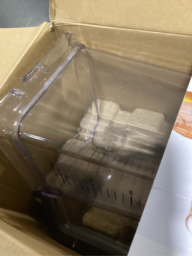 Condition photo showing As Is for ninja professional blender | smoothie blending, drink mixer, grinder, ice crusher, frozen fruit blending | 1000w power, total crushing technology, xl 72-oz. pitcher | black & grey | bl610 generation 2 (1000 watts)