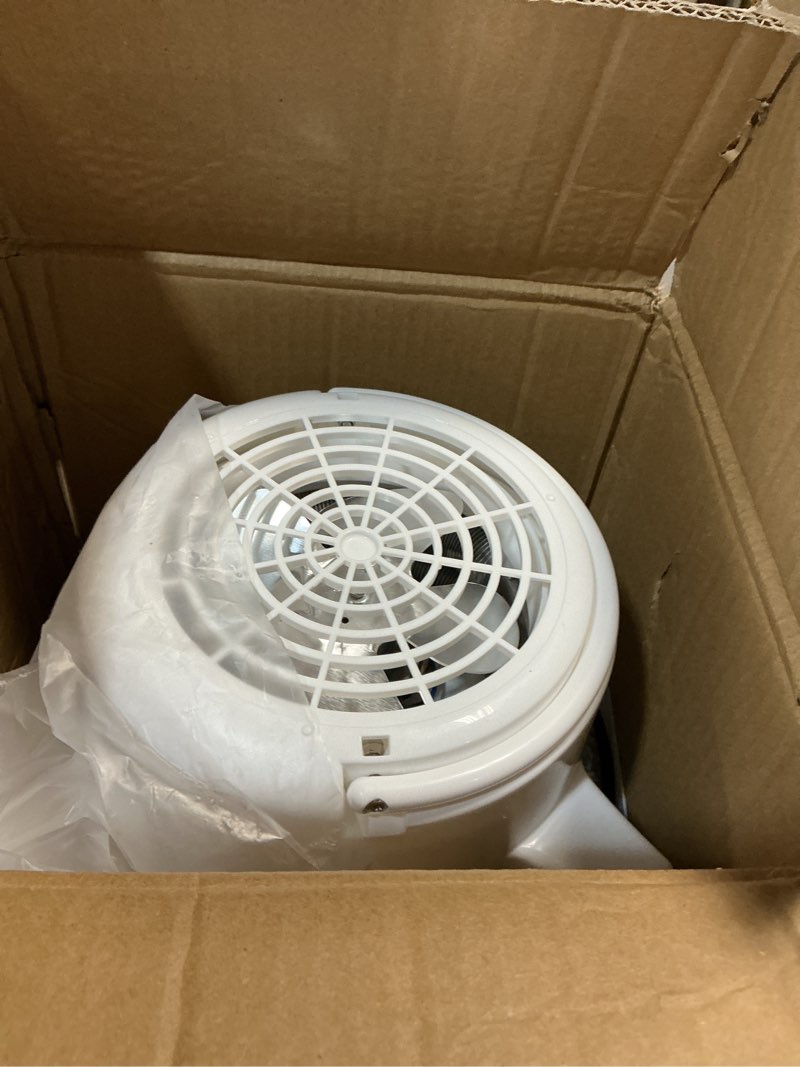 Condition photo showing As Is for vevor water distiller, 1.1 gal distilled water machine, 750w pure water distilling w/bpa free plastic container, water distillation kit w/button, countertop distilled water maker for home, white white 1.1gal
