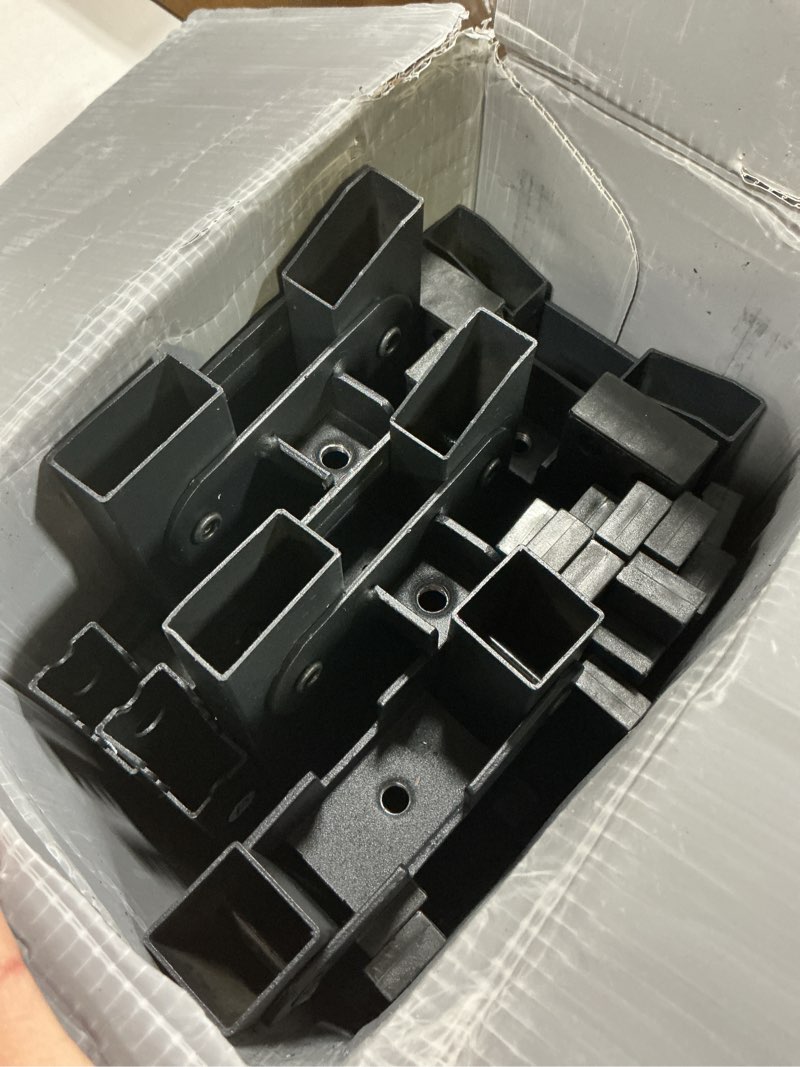 Condition photo showing As Is for Metal Bed Frame,King Size Bed Frame with Storage Space,Heavy Duty Sturdy Mattress Foundation,Easy Assembly,No Box Spring Needed,Black,12 Inch,King King 12 Inch