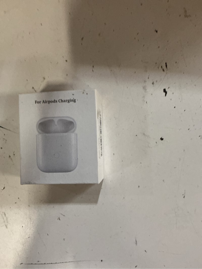 Condition photo showing New/Like New for civpower wireless charging case compatible with airpods 1 2?air pods charger case replacement with bluetooth pairing sync button?no aipods (white)