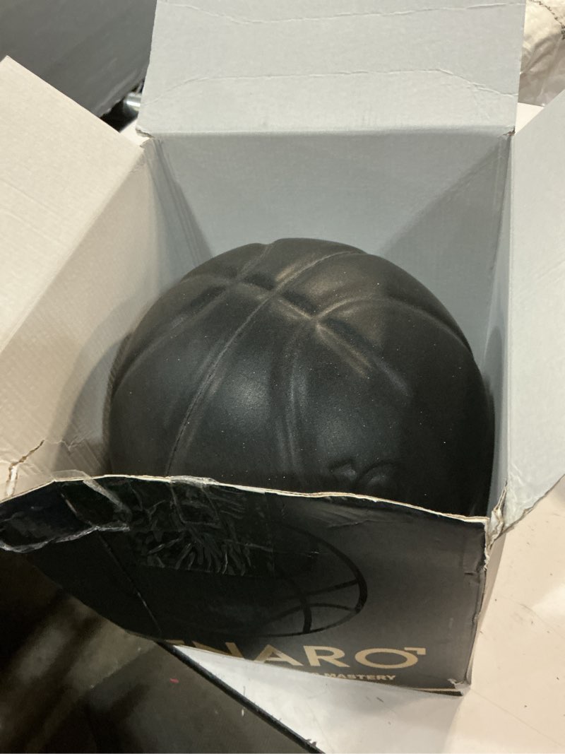 Condition photo showing Good Condition for zenaro ultra premium silent basketball - size 7 (29.5”), non-compressed, 3d sculpted groove for true bounce & control, real game-weight indoor basketball, durable airless foam, premium gift box