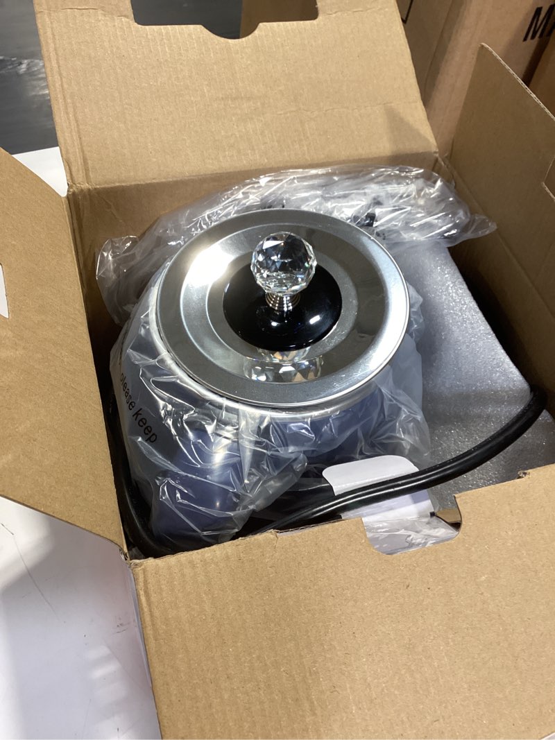 Condition photo showing Good Condition for retro electric kettle 1.8l, all stainless steel hot water electric kettle for boiling water, bpa free tea kettle, 1350w fast boil, auto shut off & boil-dry protection blue