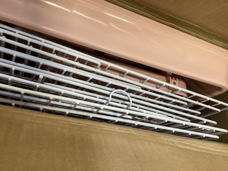 Condition photo showing As Is for Hamiledyi Indoor Cat Cage 52 Inches Cat Villa Large Pet Crate with 3 Platforms and 1 Ramp Ladders Metal Cat Playpen with 3 Doors Outdoor Cat Enclosures Kitten Cage for Small and Medium Pets (Pink)