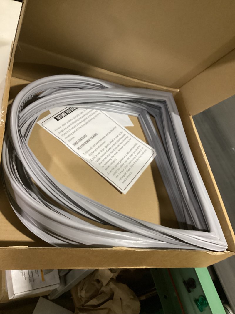 Condition photo showing New/Like New for 2 pack-w10830162 refrigerator door gasket replacement for whirlpool, kenmore, kitchen-aid refrigerator door seal, 39.7"x16.9" fridge door gasket seal fit model wrf535smbm00, kbfs20evms13, ix6hhexdsm00
