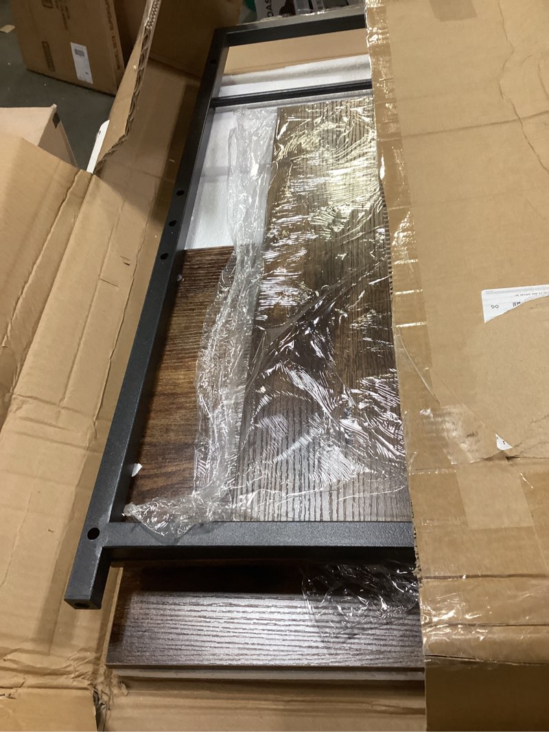 Condition photo showing Good Condition for 6-Tier Mini Fridge Stand with Storage,Mini Fridge Shelf,Mini Coffee Bar with Mini Fridge Space,Baker Racks,Microwave Stand,Mini Fridge Cabinet with Storage for Dorm Kitchen(Vintage Brown)