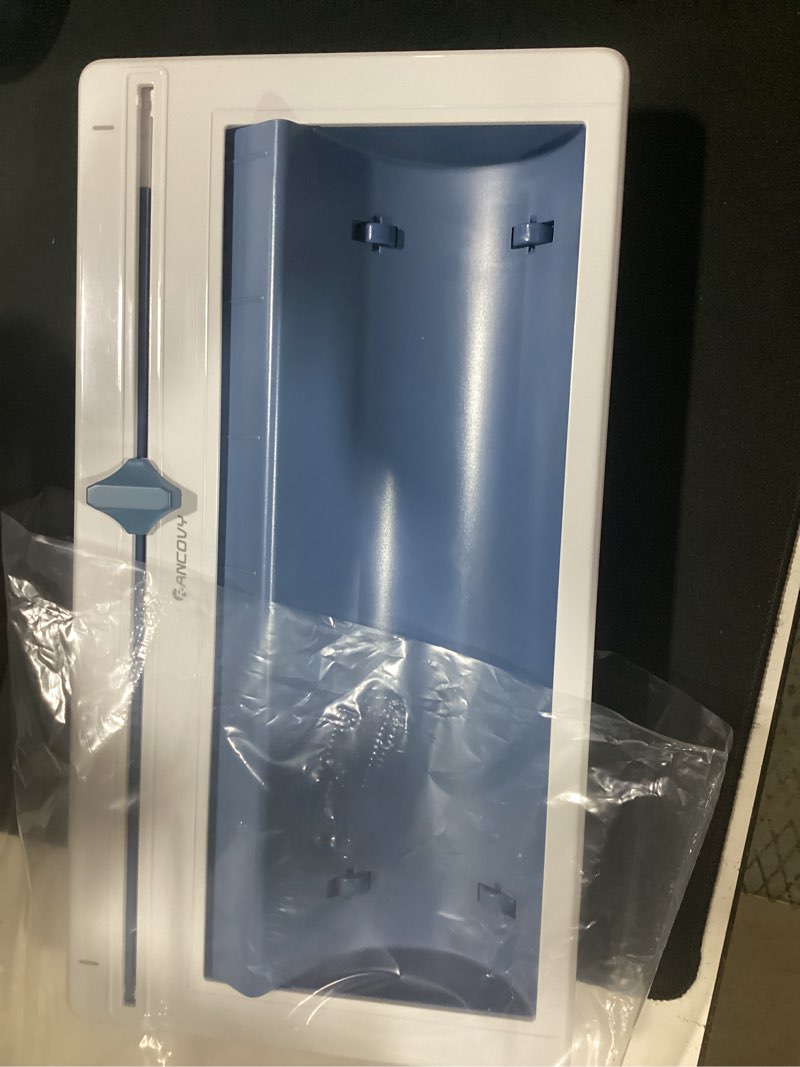 Condition photo showing New/Like New for rancovy vinyl roll holder with trimmer for cricut maker 3 and cricut explore 3, perfect for clean precise cuts of smart vinyls and heat transfer vinyl iron on blue