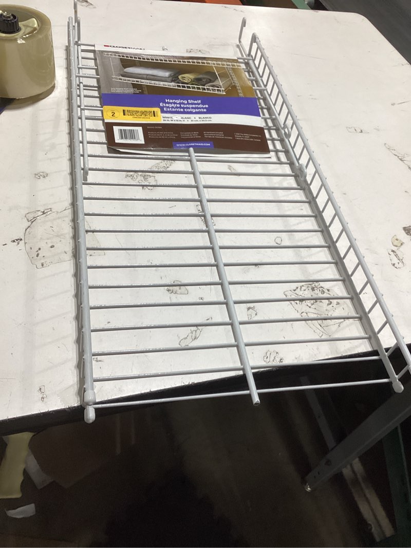 Condition photo showing Good Condition for closetmaid wire add-on hanging kit