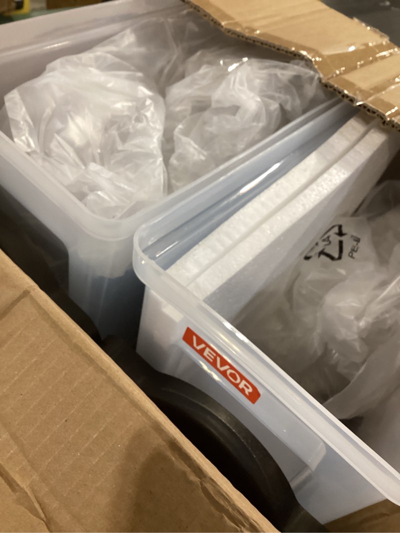 Condition photo showing Good Condition for vevor beverage dispenser, 3 gallon x 2 drink dispensers for parties, plastic juice dispenser with stand spigot lid, iced tea lemonade juice water dispenser, for restaurants, hotels, parties 3gal 2pack