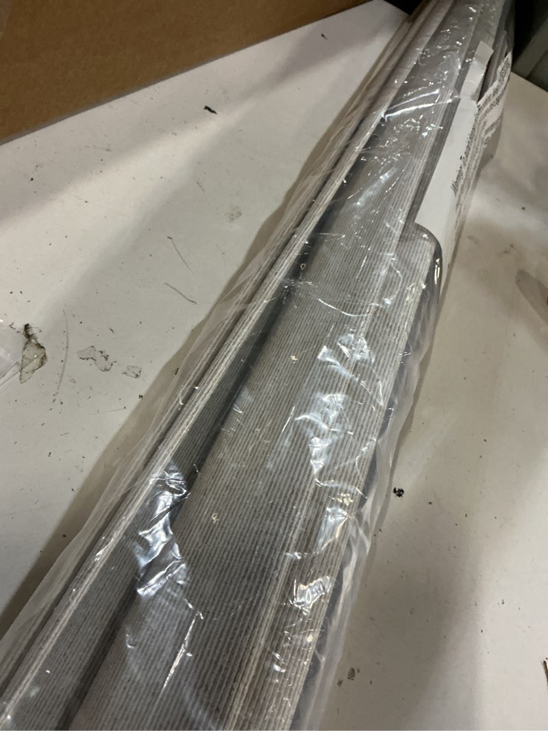 Condition photo showing Good Condition for berissa blackout roman shades for windows cordless,pull down linen fabric roman blinds,privacy window shades for door windows,bedroom,office,easy to install,light brown,custom size