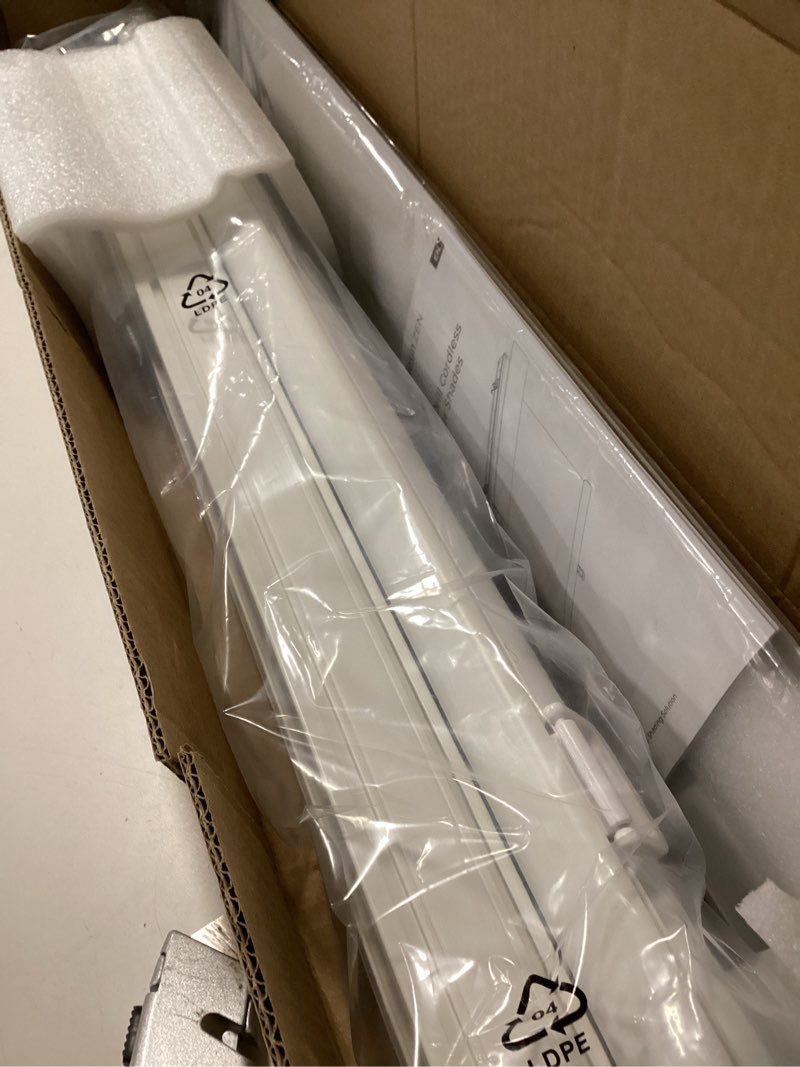 Condition photo showing Good Condition for CHICOLOGY Roller Window Shades , Window Blinds , Window Shades for Home , Roller Shades , Window Treatments , Window Blinds Cordless , Door Blinds , Byssus White (Blackout), 59"W X 72"H 59"W x 72"H Byssus White (Blackout)